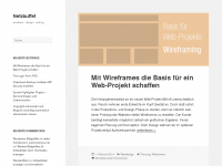 Screenshot des Blogs netzbuffet – WordPress | CSS | Thems | Design | Inspirationen für Webworker
