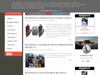 Screenshot des Blogs Deutscher Battlefield 4 Blog