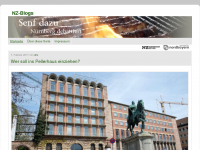 Screenshot des Blogs Senf dazu!
