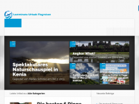 Screenshot des Blogs Lastminute Urlaub Flugreisen