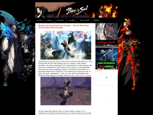 Screenshot des Blogs Blade and Soul Gamers