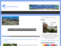 Screenshot des Blogs Unterwegz.com – Reiseblog
