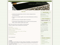 Screenshot des Blogs Martha’s Wortschatulle