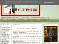 Screenshot des Blogs Das Fräulein Grete Meier