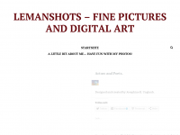 Screenshot des Blogs Lemanshots – Fine Pictures and Digital Art