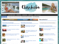 Screenshot des Blogs Elischebas Reiseblog