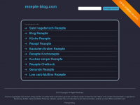 Screenshot des Blogs Rezepte-Blog