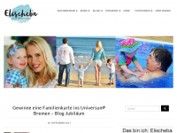 Screenshot des Blogs Elischebas Model & Mama Blog
