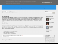 Screenshot des Blogs Meine Tennis Seite