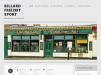 Screenshot des Blogs Billard Freizeitsport