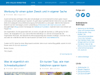 Screenshot des Blogs SFG Value Investing