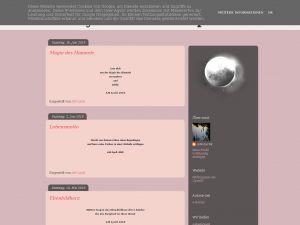 Screenshot des Blogs Lyrik-Splitter by Opus