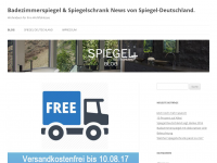 Screenshot des Blogs Wandspiegel Blog
