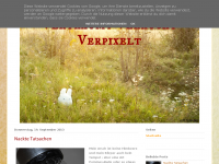 Screenshot des Blogs Verträumt Verrückt Verpixelt