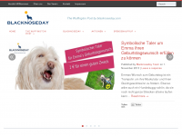 Screenshot des Blogs Blacknoseday