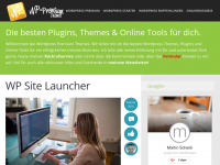 Screenshot des Blogs WorldPress Premium Themes & Plugins