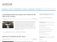 Screenshot des Blogs WM 2014