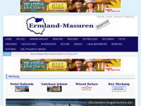 Screenshot des Blogs Ermland-Masuren Journal