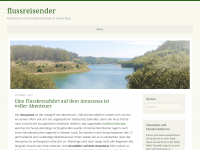 Screenshot des Blogs Flussreisender