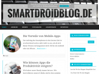Screenshot des Blogs Smartdroidblog.de