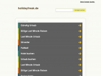 Screenshot des Blogs holidayfreak.de