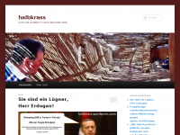 Screenshot des Blogs halbkrass
