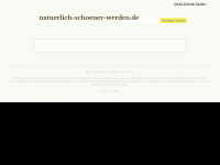 Screenshot des Blogs Natürlich Schöner Werden