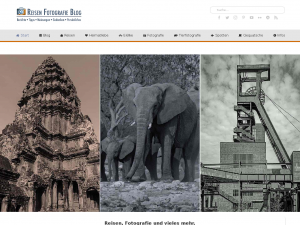 Screenshot des Blogs Reisen-Fotografie-Blog