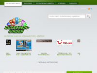 Screenshot des Blogs Gutschein finden