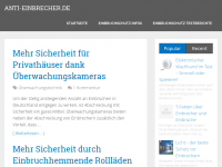 Screenshot des Blogs Anti-Einbrecher.de