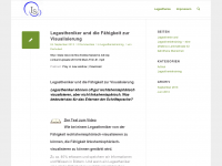 Screenshot des Blogs Lese- Rechtschreibschwäche