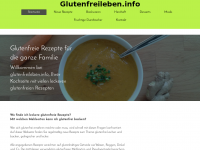Screenshot des Blogs glutenfrei leben