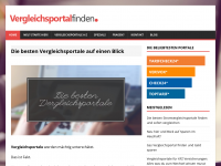 Screenshot des Blogs Vergleichsportale und Preissuchmaschinen im Überblick