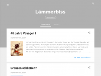 Screenshot des Blogs Lämmerbiss