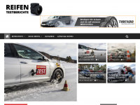 Screenshot des Blogs Reifen Testberichte