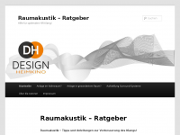 Screenshot des Blogs Raumakustik-Ratgeber