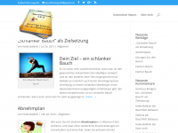 Screenshot des Blogs Bauchfett weg