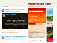 Screenshot des Blogs Geniesser Blog