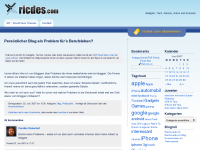 Screenshot des Blogs Gedanken eines Informatikers