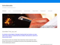 Screenshot des Blogs schreibstudioblog