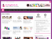 Screenshot des Blogs StylingDeals.de – Kosmetik & Fashion Deals