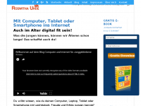 Screenshot des Blogs Senioren-Computerkurs