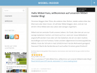 Screenshot des Blogs Moebel-Insider.de