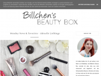 Screenshot des Blogs Billchen’s Beauty Box