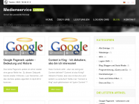 Screenshot des Blogs Blog | Webdesign, Webentwicklung und Aktuelles aus dem Netz