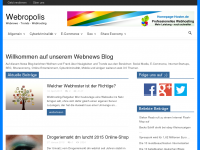 Screenshot des Blogs webropolis
