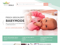 Screenshot des Blogs KiddiDeals.de – Baby Schnäppchen