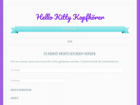 Screenshot des Blogs Hello Kitty Kopfhörer