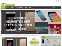 Screenshot des Blogs MeinAndroid.com – Android Blog