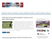 Screenshot des Blogs EM 2016 | Nachrichten und Informationen zur Fußball-Europameisterschaft 2016 in Frankreich
